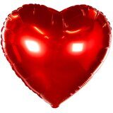 Шар Сердце Красное 45см